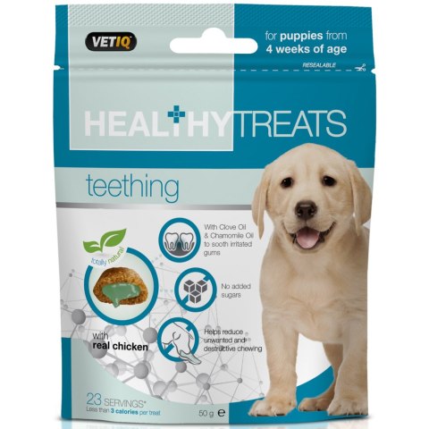 Vetiq Przysmaki dla ząbkujących szczeniąt Healthy Treats Teething For Puppies 50g Vetiq Przysmaki dla ząbkujących szczeniąt Healthy Treats Teething For Puppies 50g